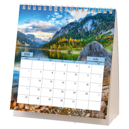 Picture of DESK CALENDAR 2026 15X17CM 14 NATURE